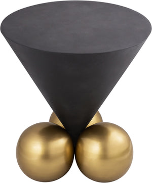 Nicolas End Table In Grey Cement