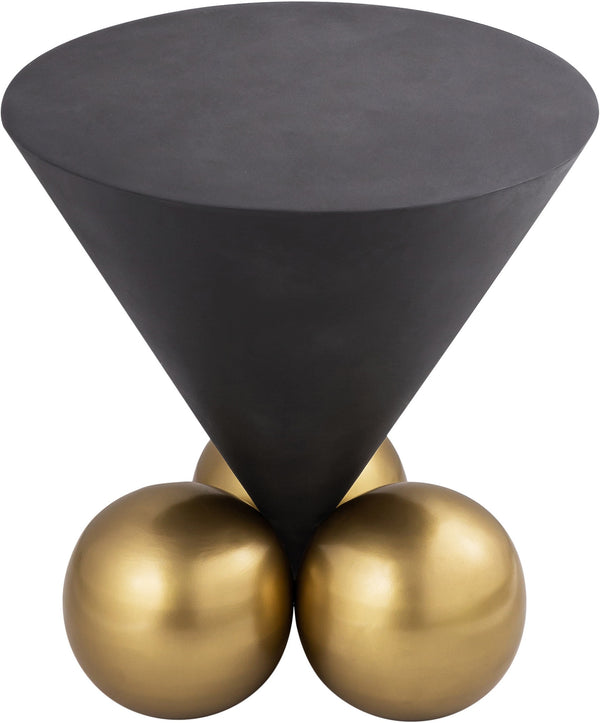 Nicolas End Table In Grey Cement