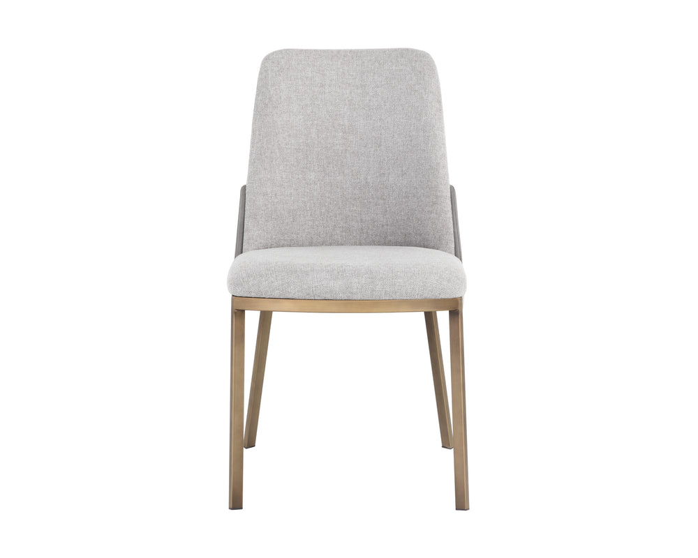 MARIE DINING CHAIR - BELFAST HEATHER GREY / BRAVO METAL