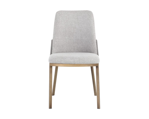 MARIE DINING CHAIR - BELFAST HEATHER GREY / BRAVO METAL
