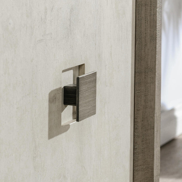 Denver Solid Wood 2Dr Cabinet - Gray/White