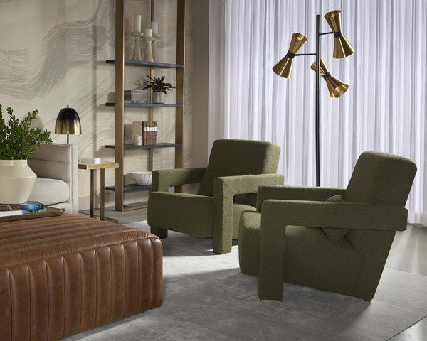 FORESTER LOUNGE CHAIR - COPENHAGEN OLIVE