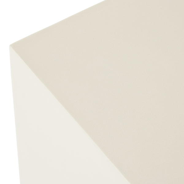 Parish Concrete Cube In White Concrete