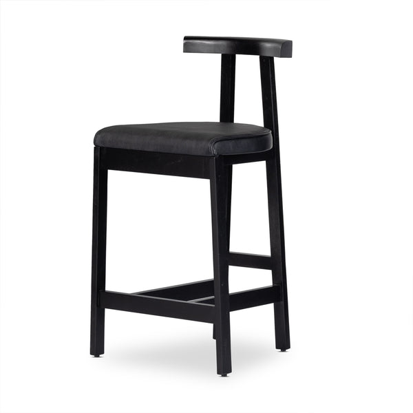 Tex Stool In Black Rosa Morada