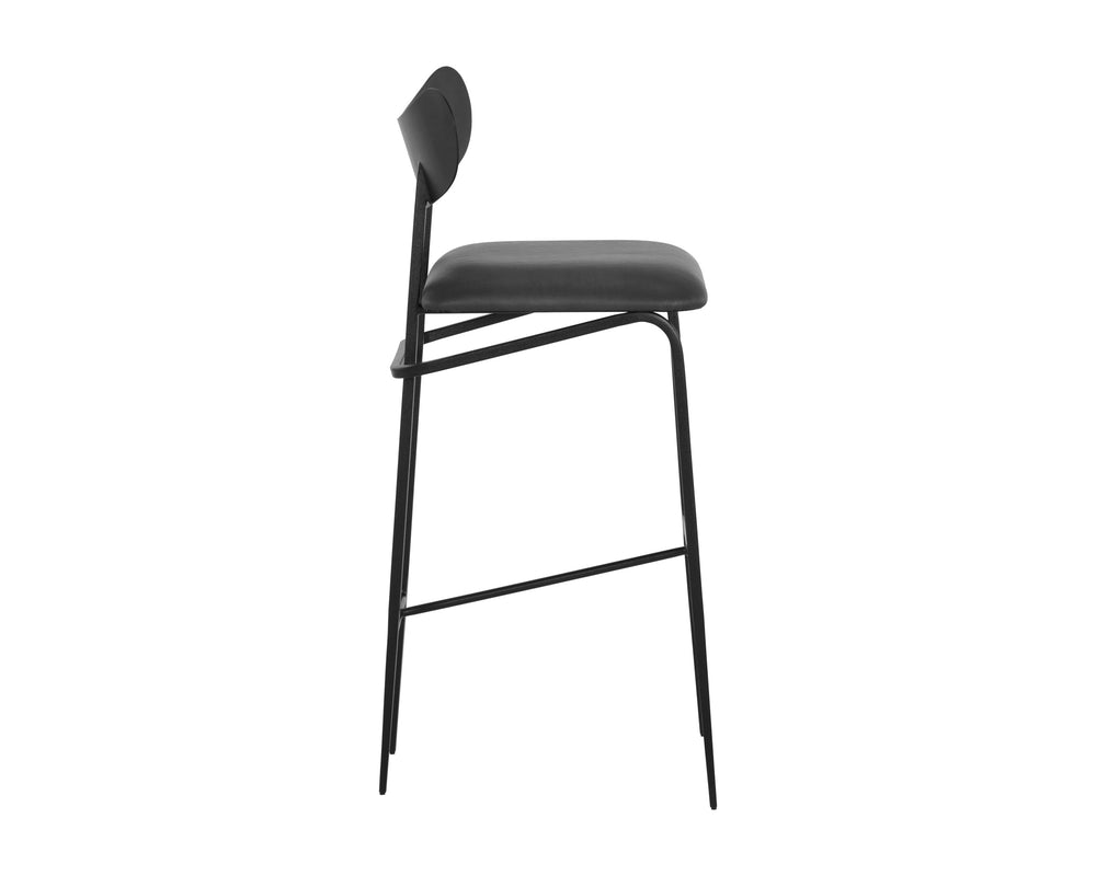 GIBBONS BARSTOOL - BLACK - BRAVO PORTABELLA