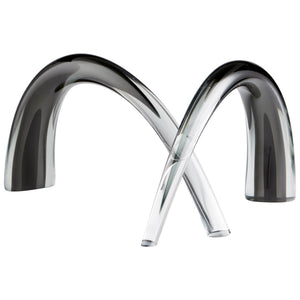 Vault Sculpture in Grey and Clear