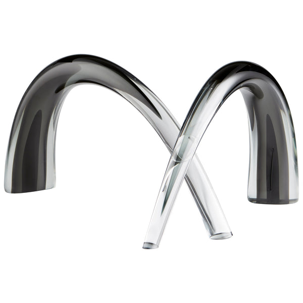 Vault Sculpture in Grey and Clear