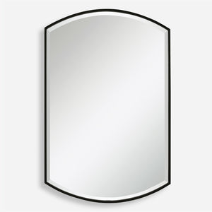 Shield Shaped Iron Mirror