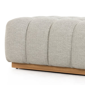 Roma Outdoor Ottoman Piece In Faye Ash