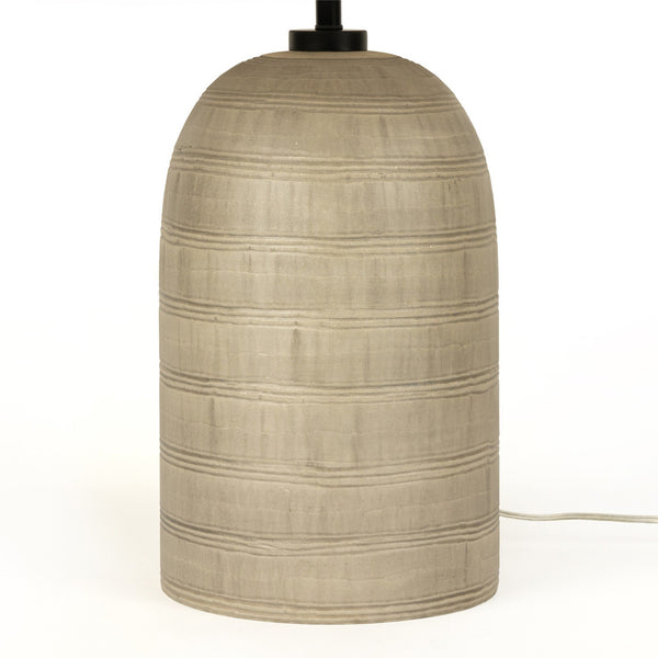 Brynner Table Lamp - Dripping Etched Silver