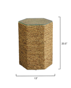 Peninsula Seagrass Side Table