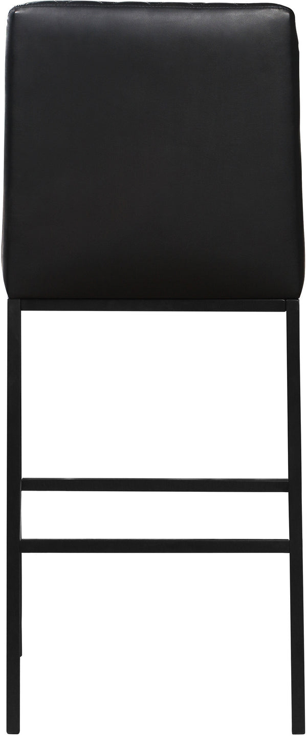 Bernard Stool In Black Faux Leather