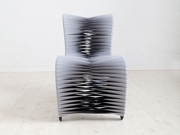 Seat Belt Dining Chair, Gray