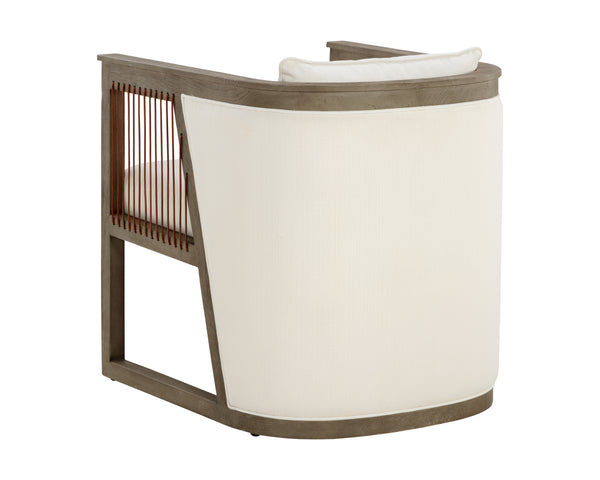 SALA LOUNGE CHAIR - LINOSO IVORY