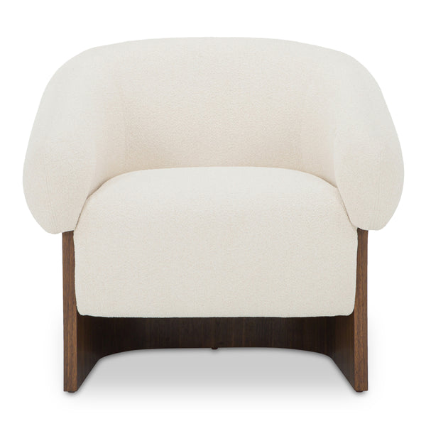 Moe's Otto Accent Chair in Flecked Cream