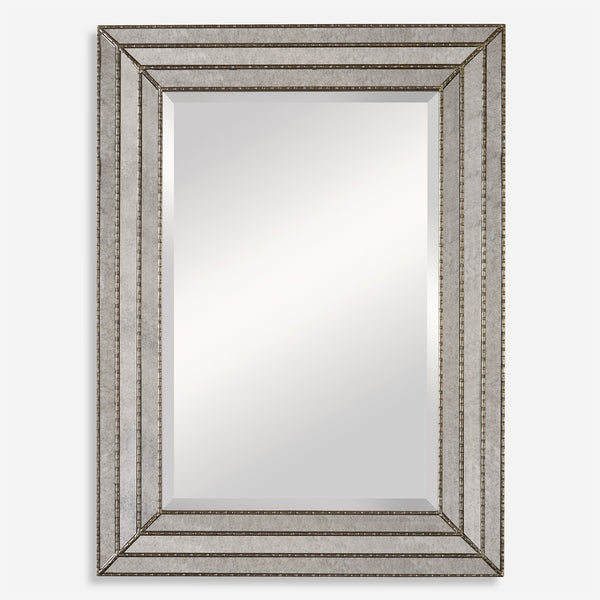Seymour Antique Silver Mirror