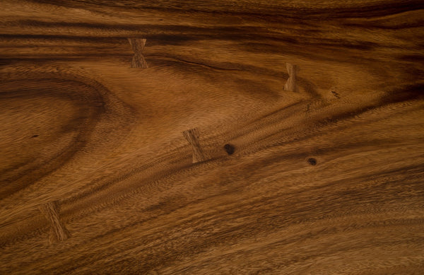 Iron Frame Bar Table, Chamcha Wood, Natural