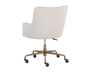 FRANKLIN OFFICE CHAIR - BEIGE LINEN