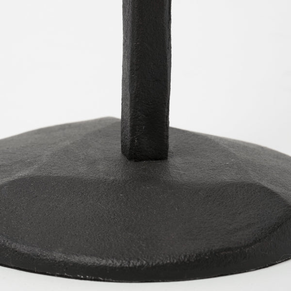 Levit (Large) Black Table Candle Holder