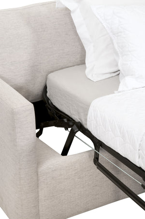Clara 86" Slim Arm Queen Sleeper Sofa