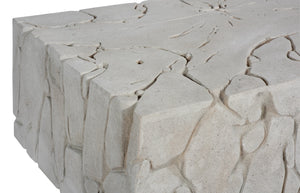 Chunk Coffee Table, Rectangle, Roman Stone