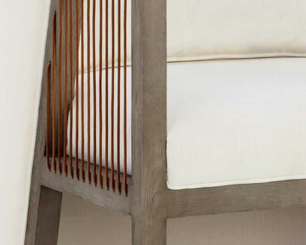 SALA LOUNGE CHAIR - LINOSO IVORY