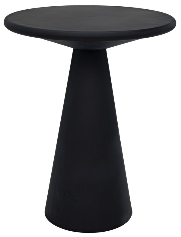 Idiom Side Table, Black Steel