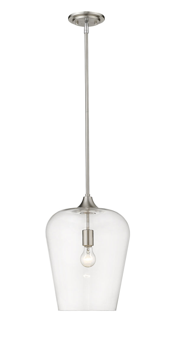 Joliet 1 Light Pendant in Brushed Nickel Finish