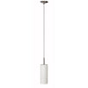 1LT Wh Glass Pendant