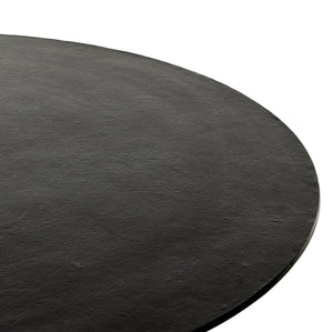 Daffin Round Bistro Table - Black Antique