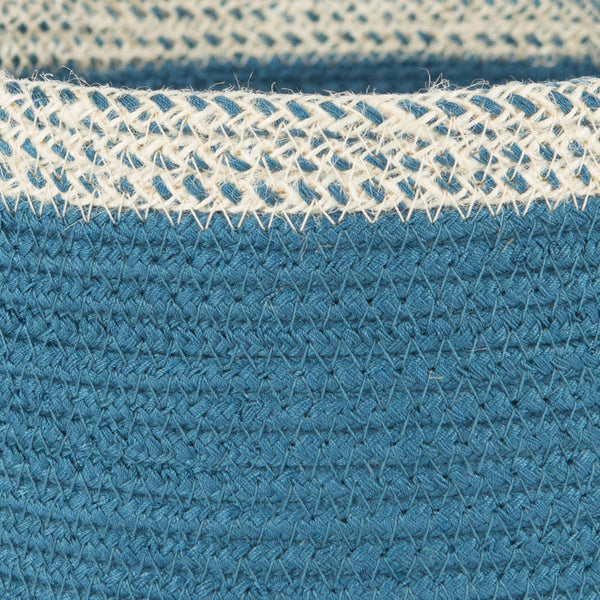 Indigo Cylinder Basket, set/2