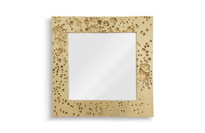 Splotch Mirror, Gold Leaf