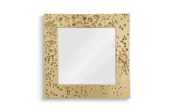 Splotch Mirror, Gold Leaf