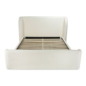Sophia Queen Storage Bed in Cream with Drawers