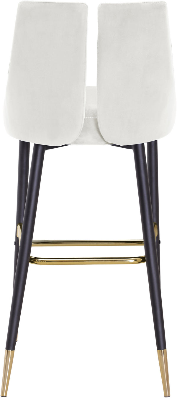 Colin Stool In Cream Velvet