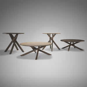 Solana Light Brown Wood Foyer Table