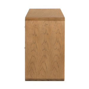 Caspian 6 Drawer Dresser In Nat Ash Veneer