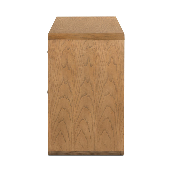 Caspian 6 Drawer Dresser In Nat Ash Veneer