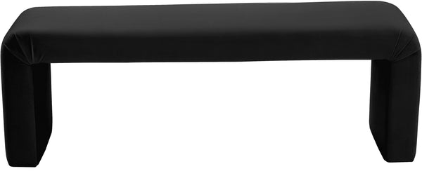 Dale Bench In Black Velvet