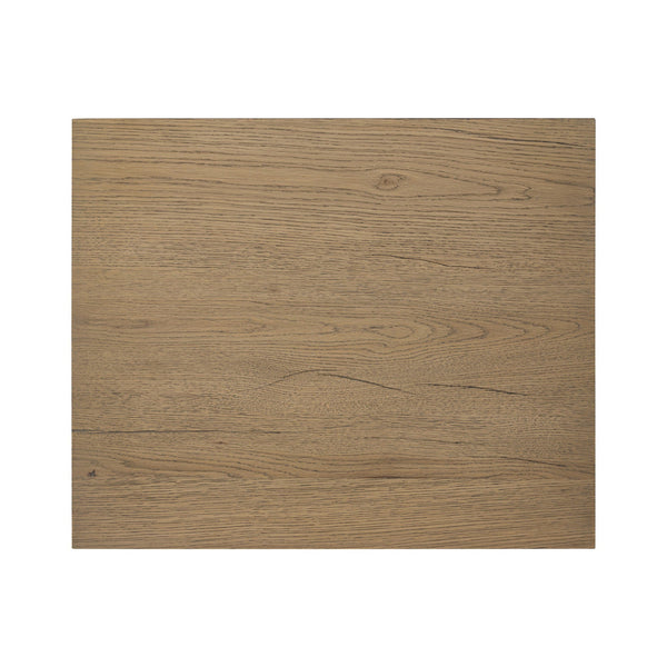 Isaac End Table In Rubbed Light Oak Veneer