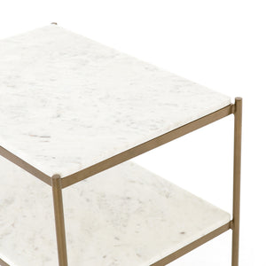 Felix Nightstand in ANTIQUE BRASS