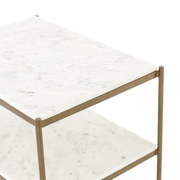 Felix Nightstand in ANTIQUE BRASS