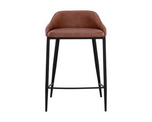 ASTRA COUNTER STOOL - BLACK - CINNAMON BROWN