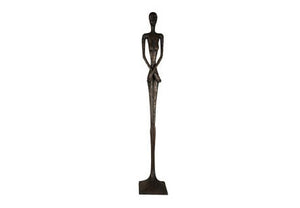 Skinny Female Sculpture, Bronze Finish