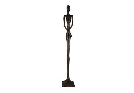 Skinny Female Sculpture, Bronze Finish