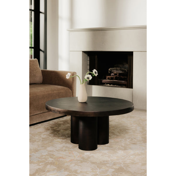 Moe's Logan Outdoor Coffee Table in Black