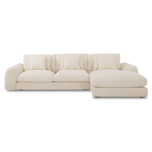 Moe's Berga Sectional Right Oat Upholstered