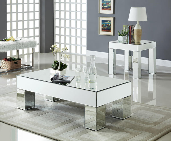 Kristi End Table In Mirrored