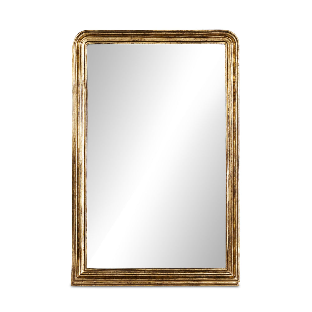 Vintage Louis Floor Mirror In Antiqued