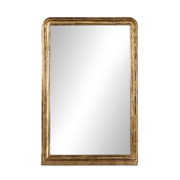 Vintage Louis Floor Mirror In Antiqued